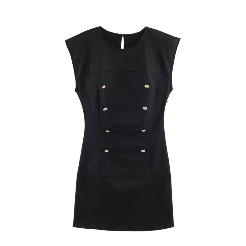 ZARA Summer Chic Textured Knot Trim Short Dress